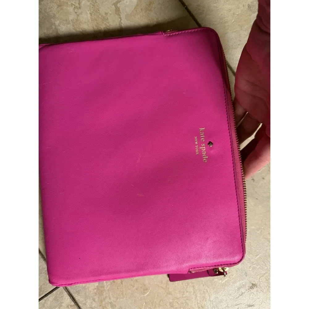 Kate Spad iPad Leather Pink Case Naughty Or Nice